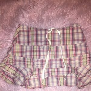 Plaid skirt